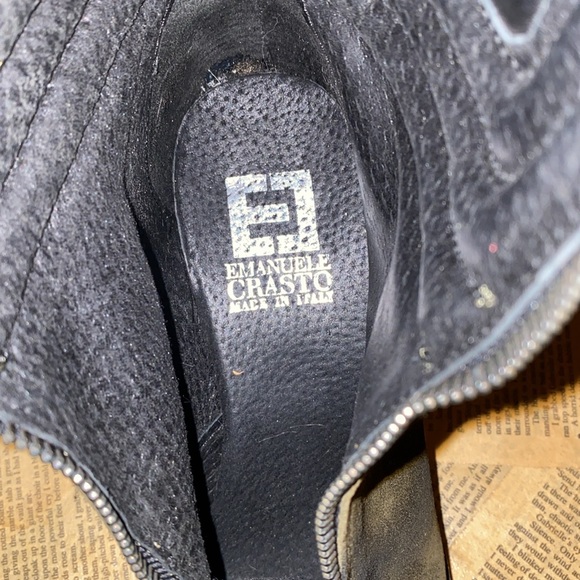 ❤️‍🔥 Emanuel Crastos made in Italy Army green moto boot Euro sz39 - Picture 7 of 9